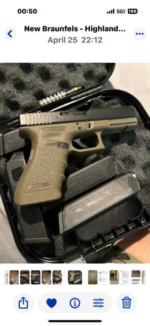 Glock 37 45 GAP &amp; 1050 rds,ammo