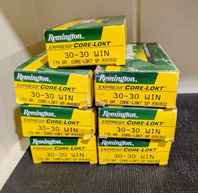 remington 30-30 ammo. 170grn. 140 rounds