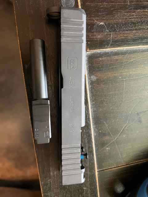 G43x MOS slide and barrel, brand new OEM