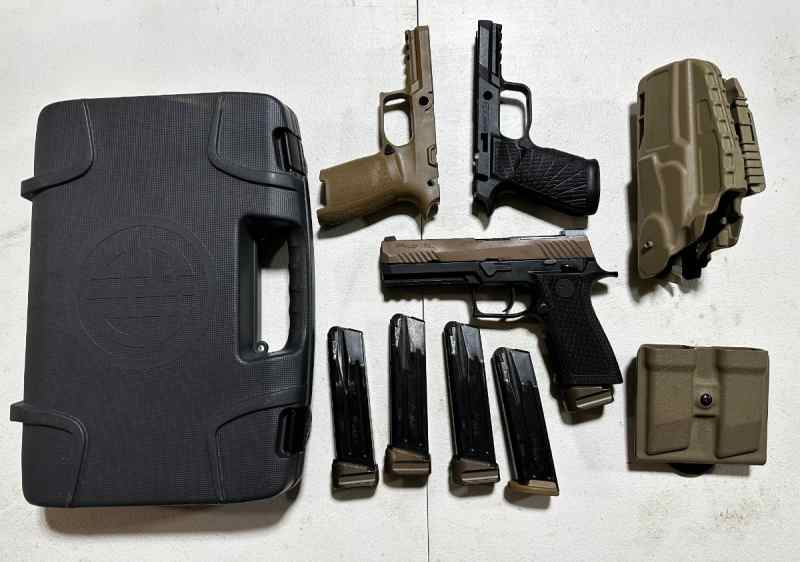 sig M17 320 with extras