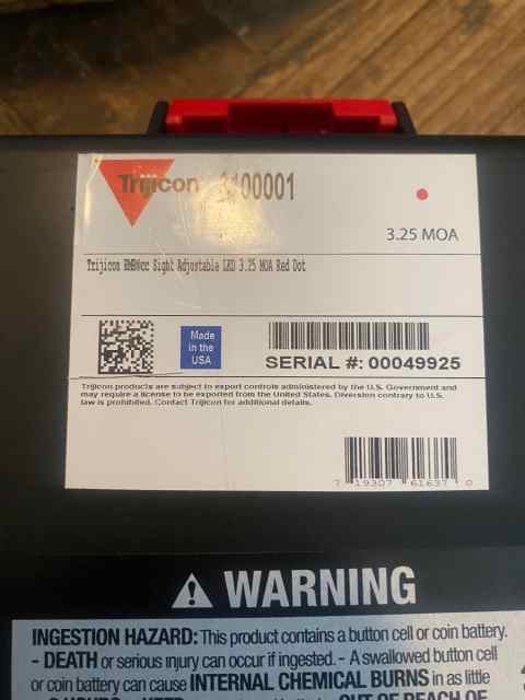 New Trijicon RMRcc