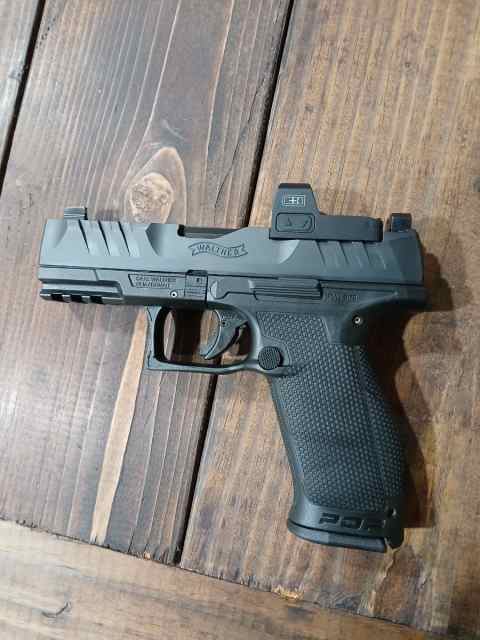 Walther PDP 4 full with C&amp;H Red Dot Optic