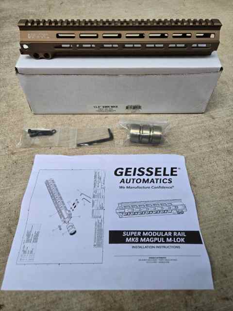 NIB Geissele MK8 13.5 DDC Handguard