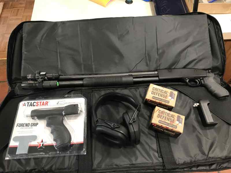 Maverick Cruiser 88 w/ Flashlight/Laser &amp; Case