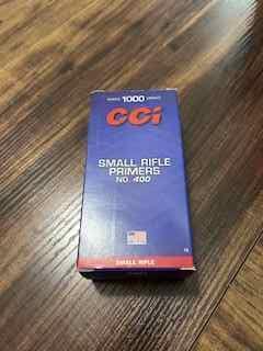 CCI Small Rifle Primers No. 400 (1000)