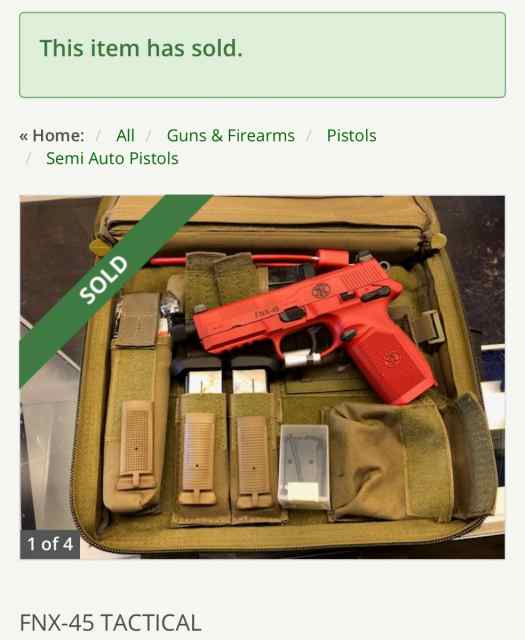 FN 45 Tactical RED