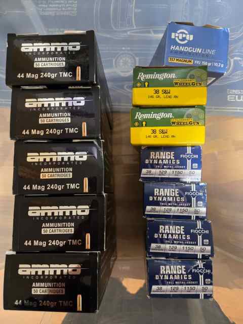44 mag, 357 mag, 38 super, 38 S&amp;W for sale / trade