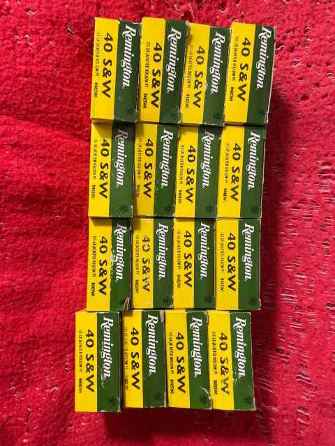 Remington .40 S&amp;W 155gr JHP