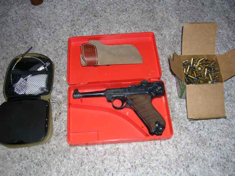 Erma 22LR Luger style pistol and more
