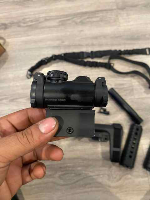 Sig red dot and ar parts 