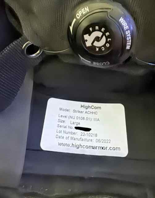 Ballistic Helmet like new