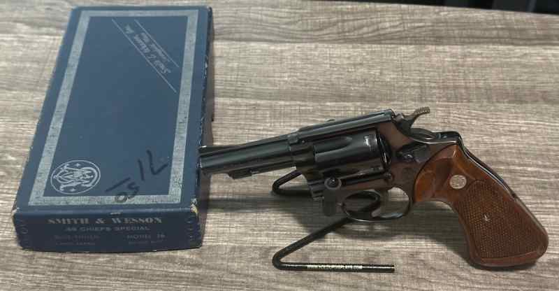 FS/FT:S&amp;W Model 36 no dash w/original box (1964/5)