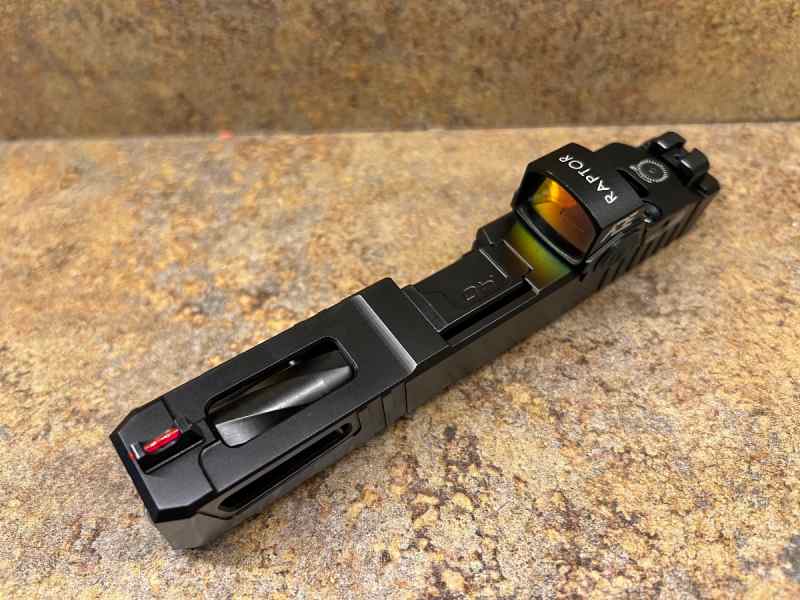 Glock 23 custom slide fluted barrel